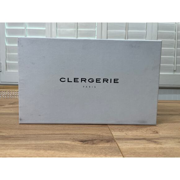 Clergerie Brooks Wooden Effect Platform Oxford Brown Leather Sz 5.5 US 36 EU NIB - Picture 13 of 13